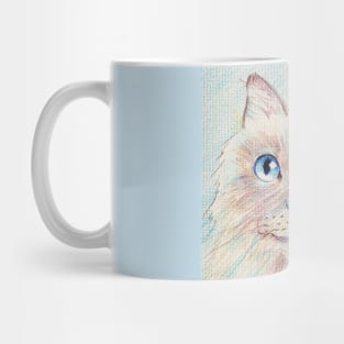 Goofy Cat Mug